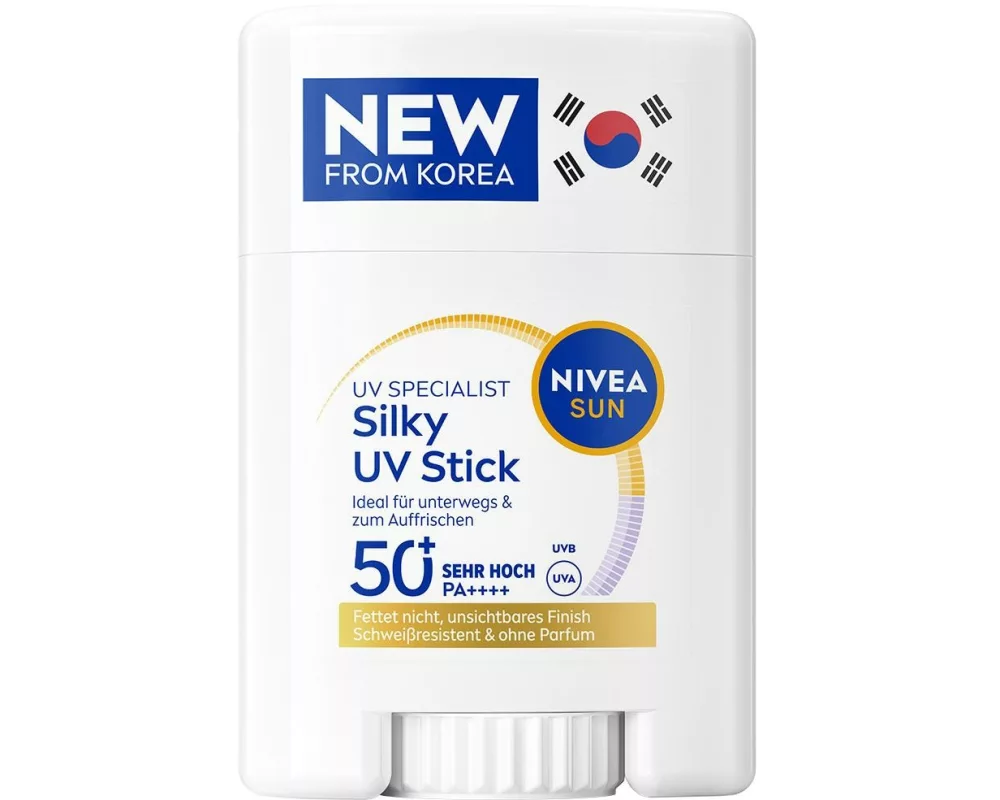 NIVEA SUN Silky UV Stick LSF 50+ 15 ml