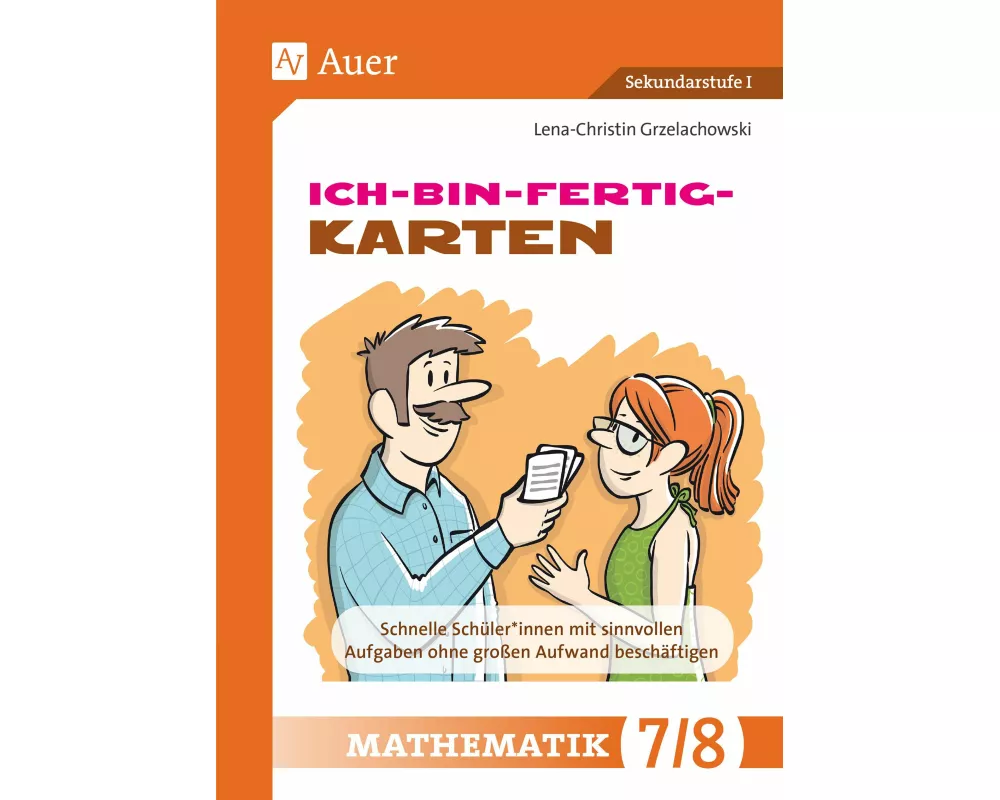 Ich-bin-fertig-Karten Mathematik Klassen 7-8
