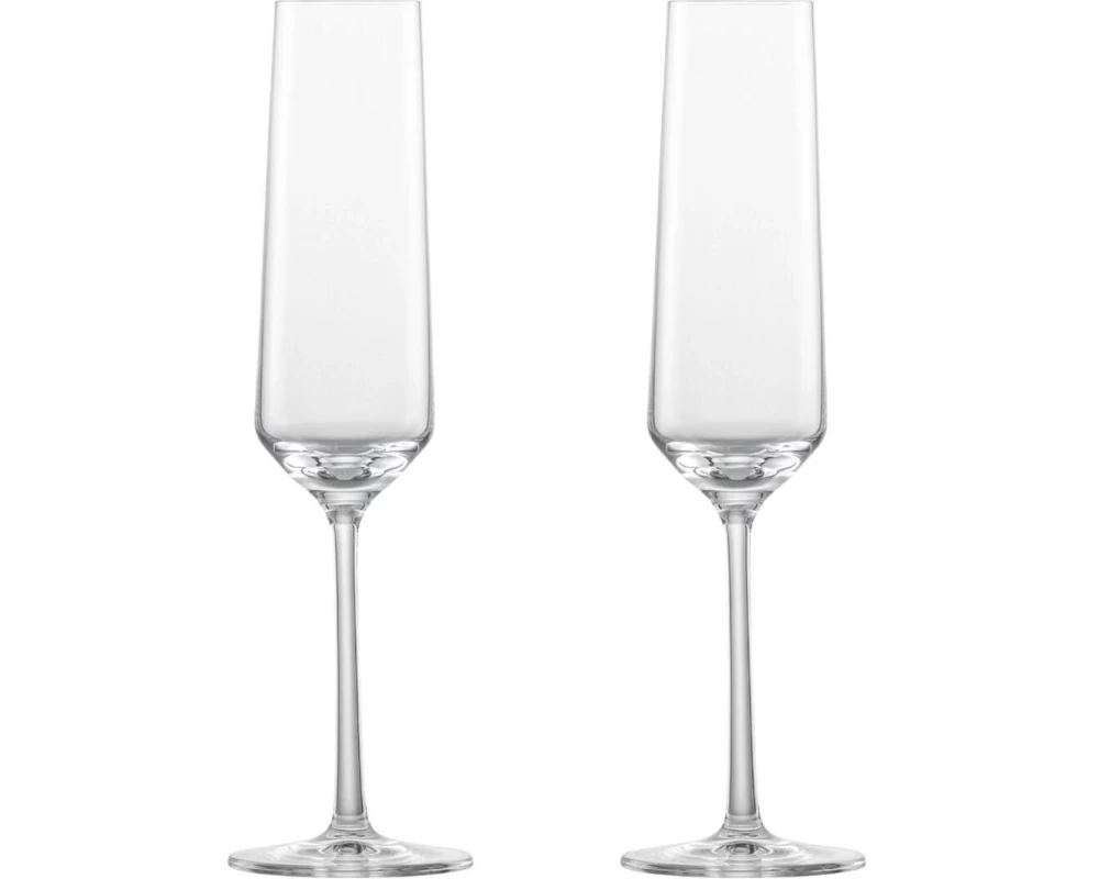 Schott Zwiesel Sektglas Pure 215 ml, 2 Stück, Transparent