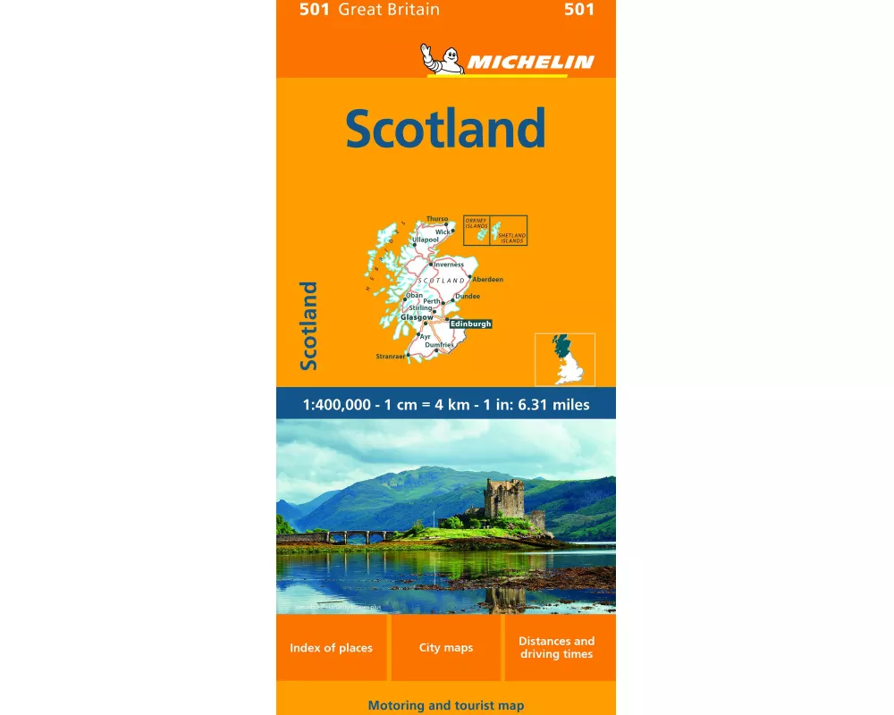 Scotland - Michelin Regional Map 501