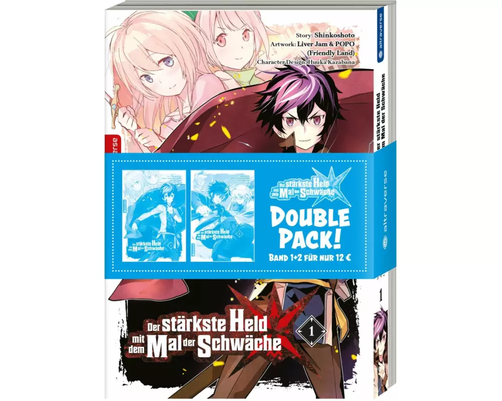 Der stärkste Held mit dem Mal der Schwäche Double Pack 01 & 02
