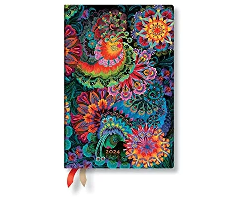 Moonlight (Olena’s Garden) Mini Verso 12-month Dayplanner 2024