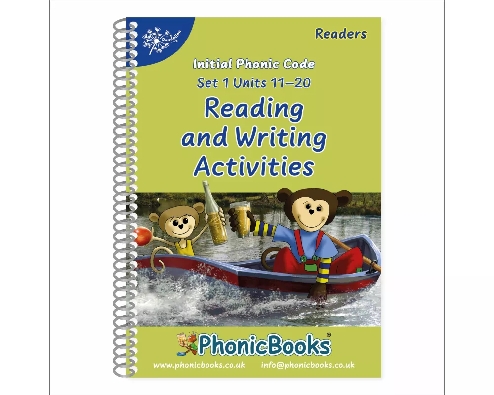 Phonic Books Dandelion Readers Reading and Writing Activities Set 1 Units 11-20