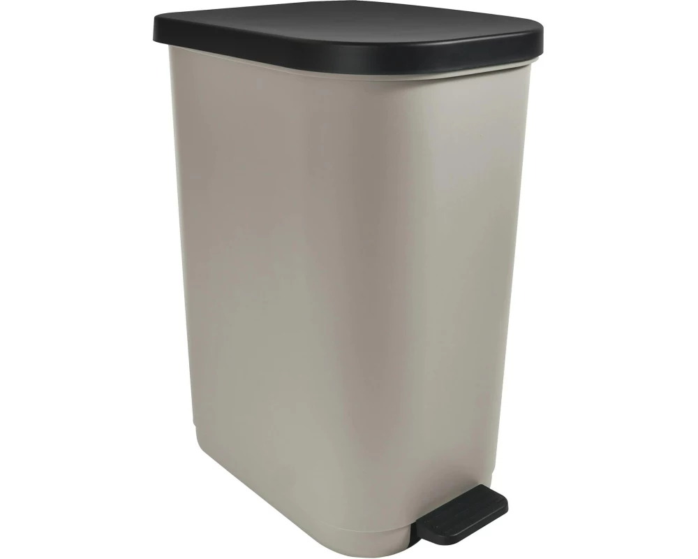 MSV Abfalleimer Harper 35 l, Taupe