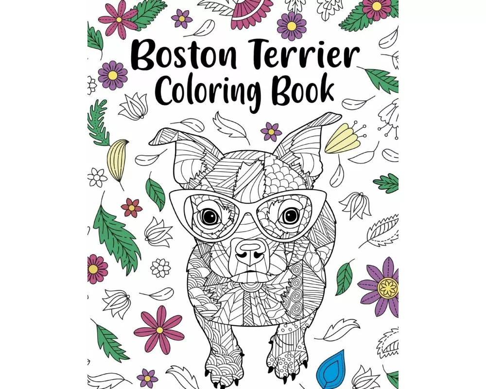 Boston Terrier Coloring Book