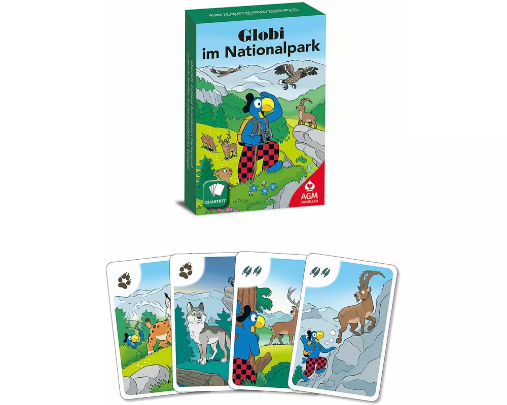 Globi Quartett Nationalpark