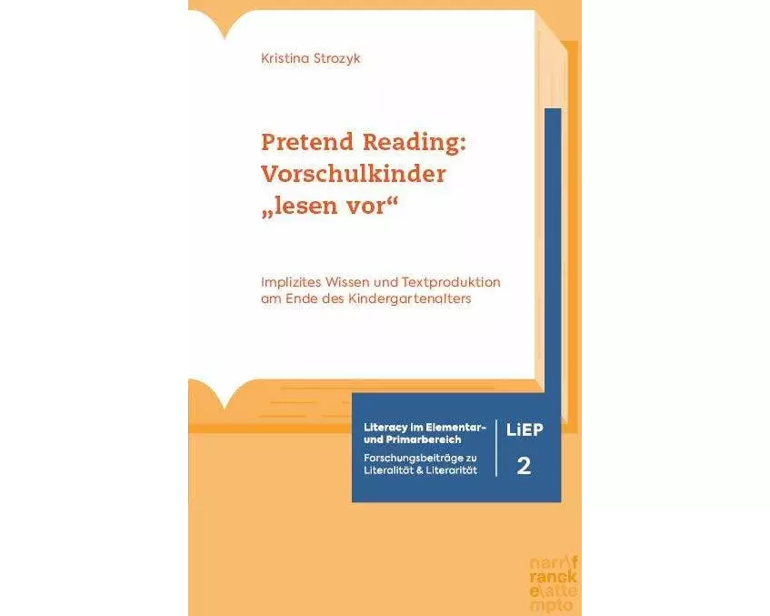 Pretend Reading: Vorschulkinder "lesen vor"