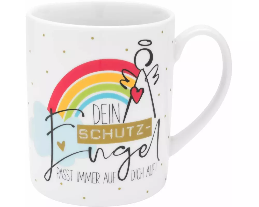 Sheepworld Universaltasse XL Dein Schutzengel 600 ml, 1 Stück, Weiss