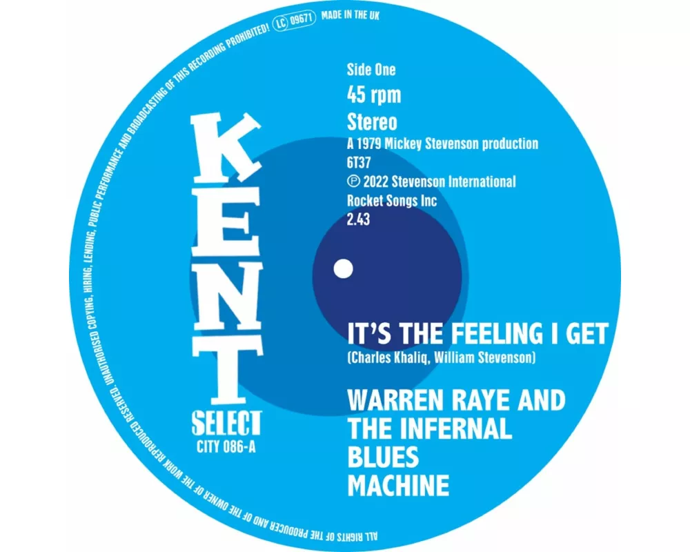 It's The Feeling I Get (7inch Single)