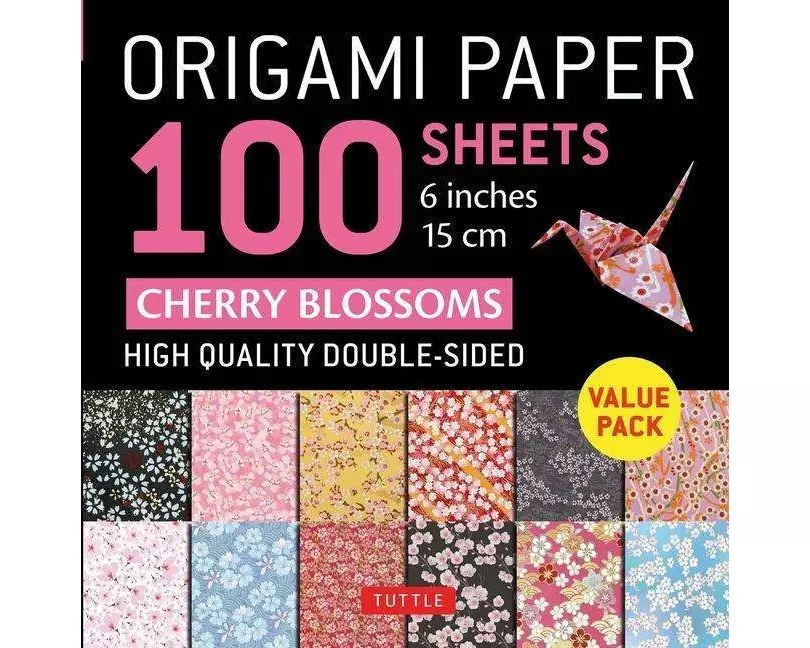 Origami Paper 100 Sheets Cherry Blossoms 6" (15 cm)