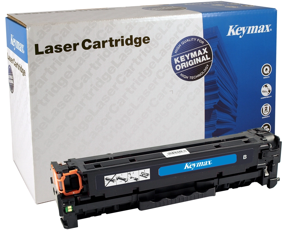 KEYMAX RMC Toner-Modul schwarz CRG 718BKKEY zu Canon LBP 7200 3400 S.