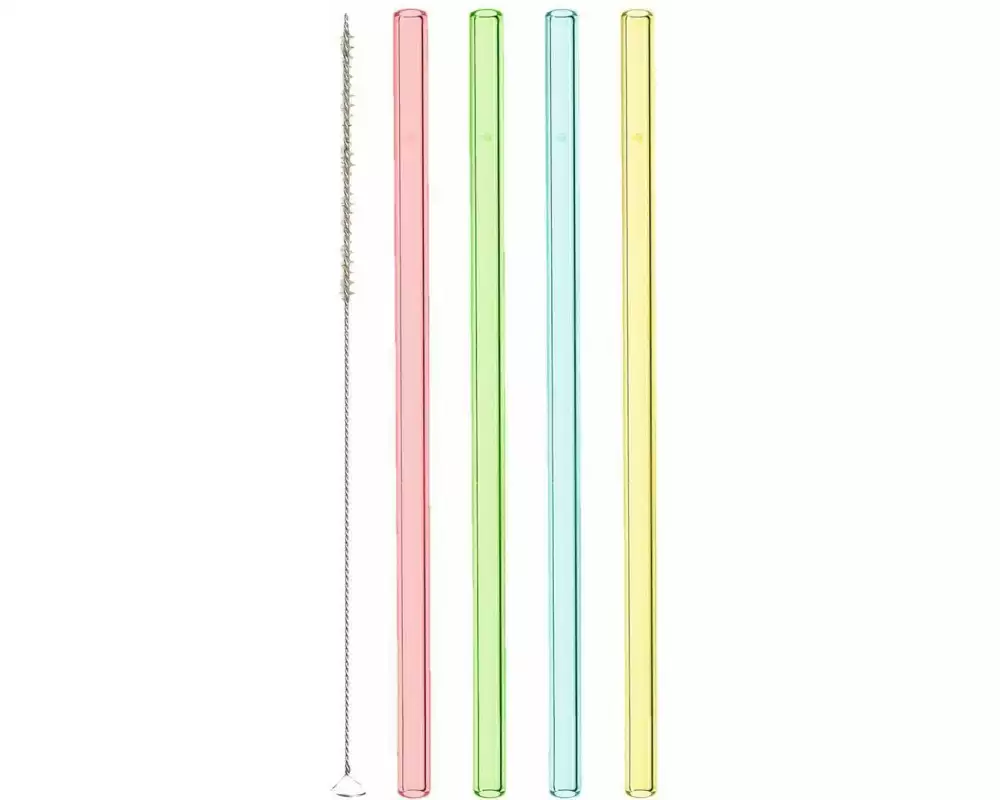 Leonardo Strohhalm Ciao 4 Stück, Mehrfarbig, 20cm