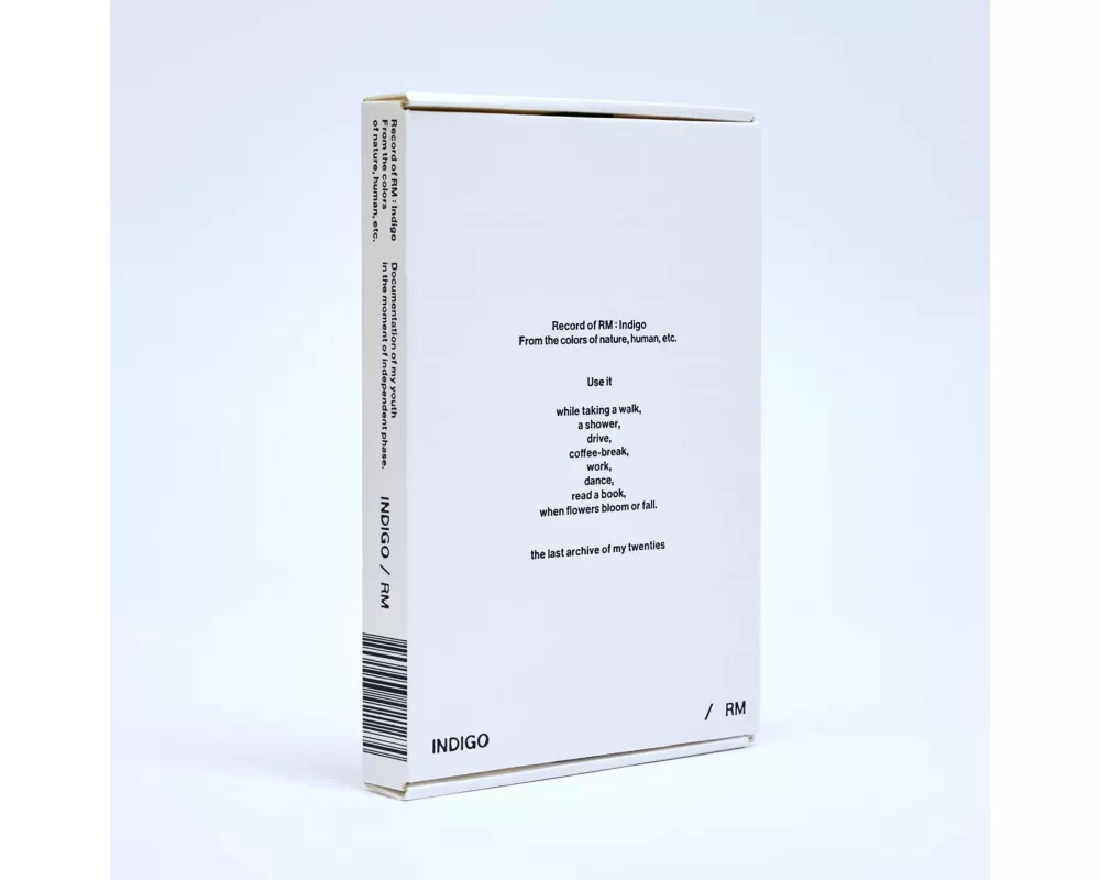 RM (Kim Nam-joon): Indigo (Book Edition)