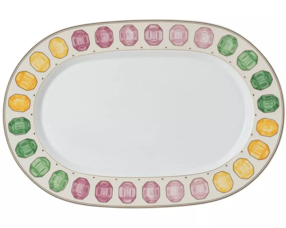 Rosenthal Servierplatte Marshmallow Mehrfarbig