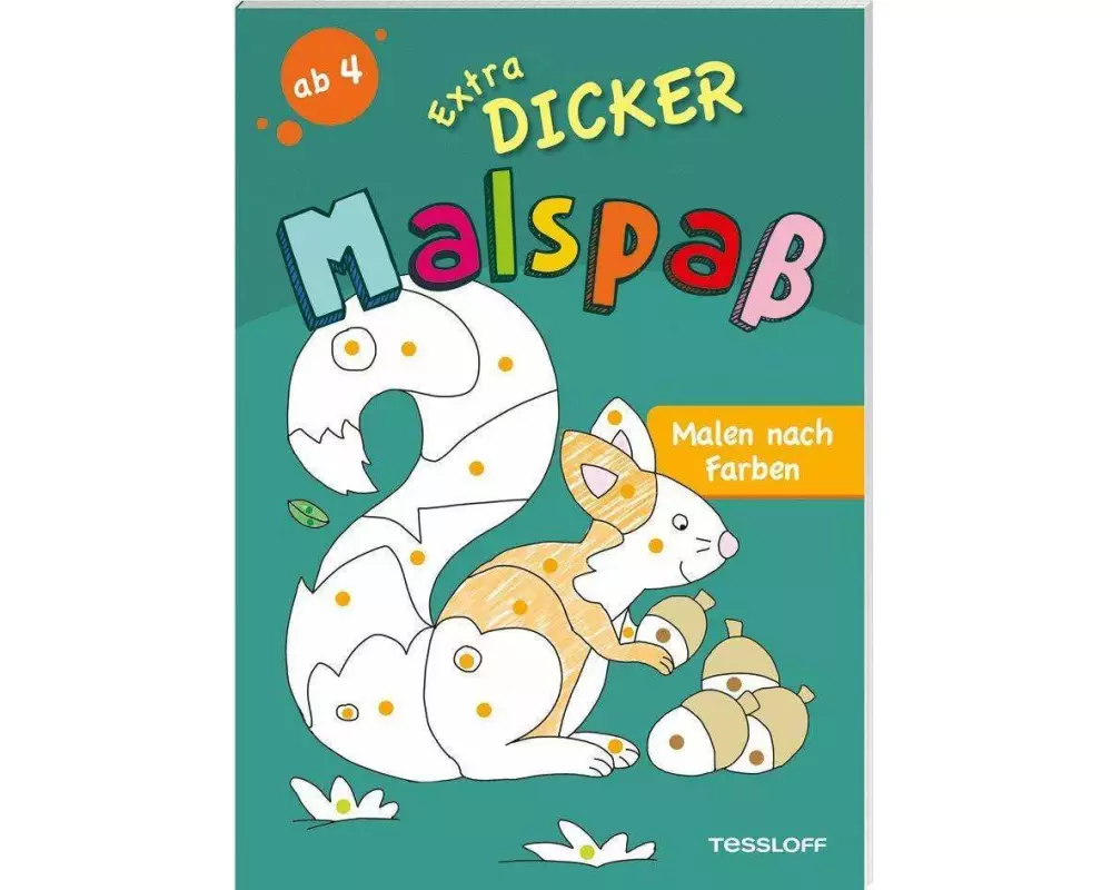Extradicker Malspaß. Malen nach Farben