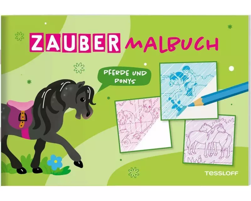 Zaubermalbuch. Pferde und Ponys
