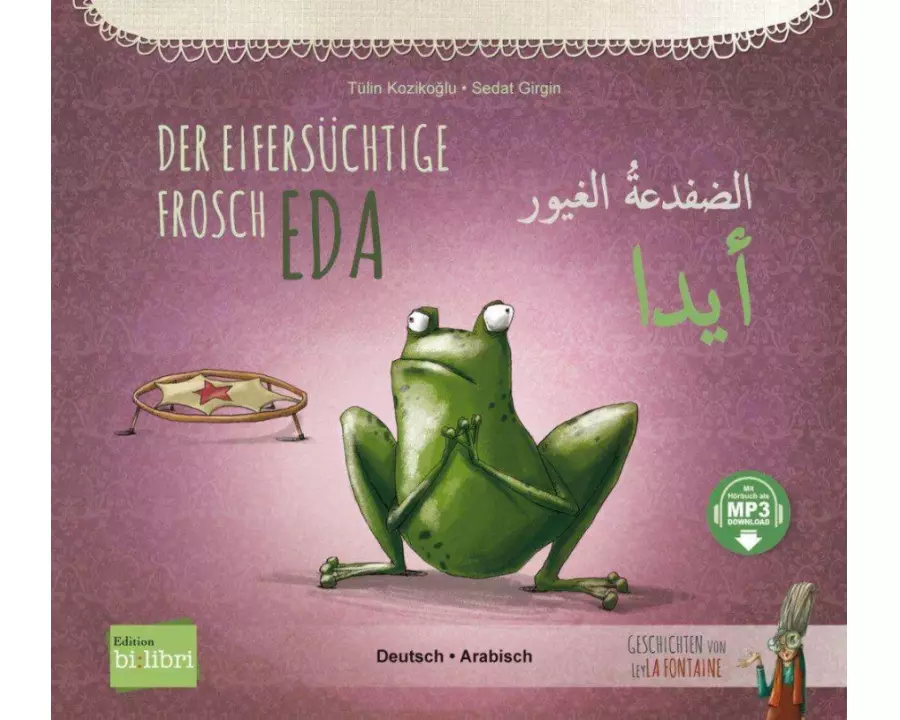 Der eifersüchtige Frosch Eda (Deutsch-Arabisch)
