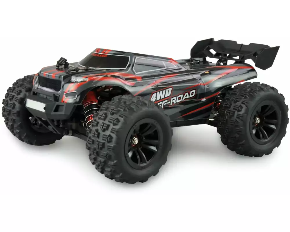 Amewi Truggy Hyper GO Brushless 4WD, Schwarz/Rot, 1:16, RTR