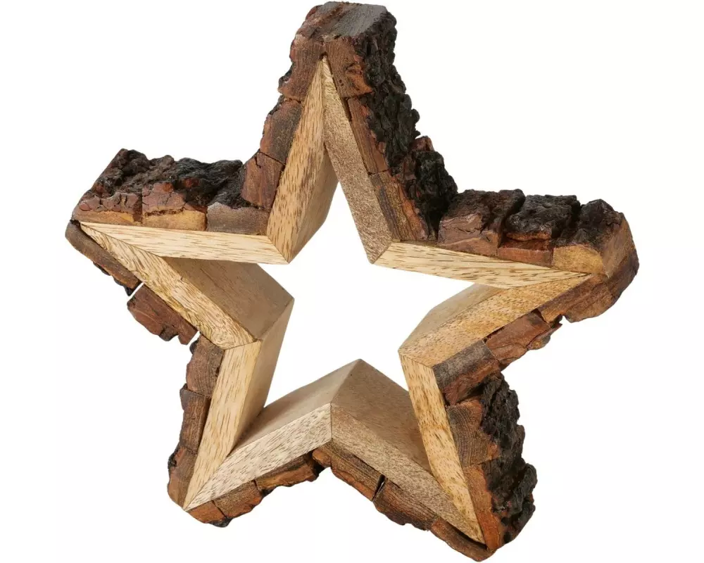 Boltze Aufsteller Stern Barka Mango, 19.5 x 18.5 cm