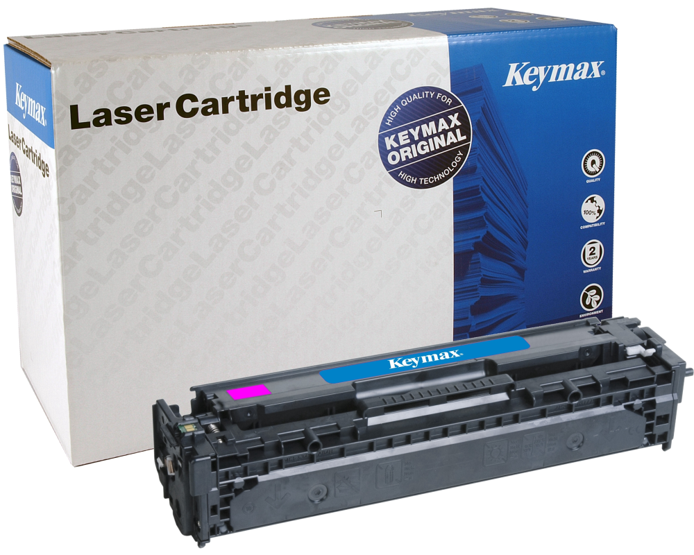 KEYMAX RMC-Toner-Modul magenta CB543AKEY zu HP CLJ CP1210 1400 Seiten