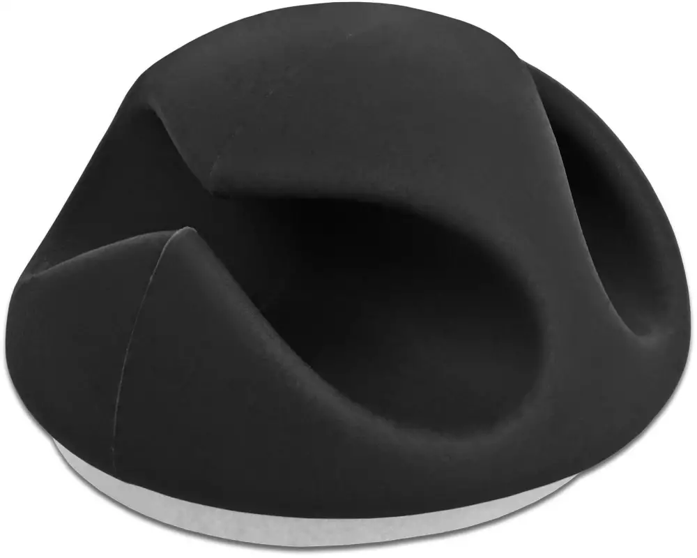 Delock Kabelhalter 29mm, für 2 Kabel, selbstklebend 6 Stück