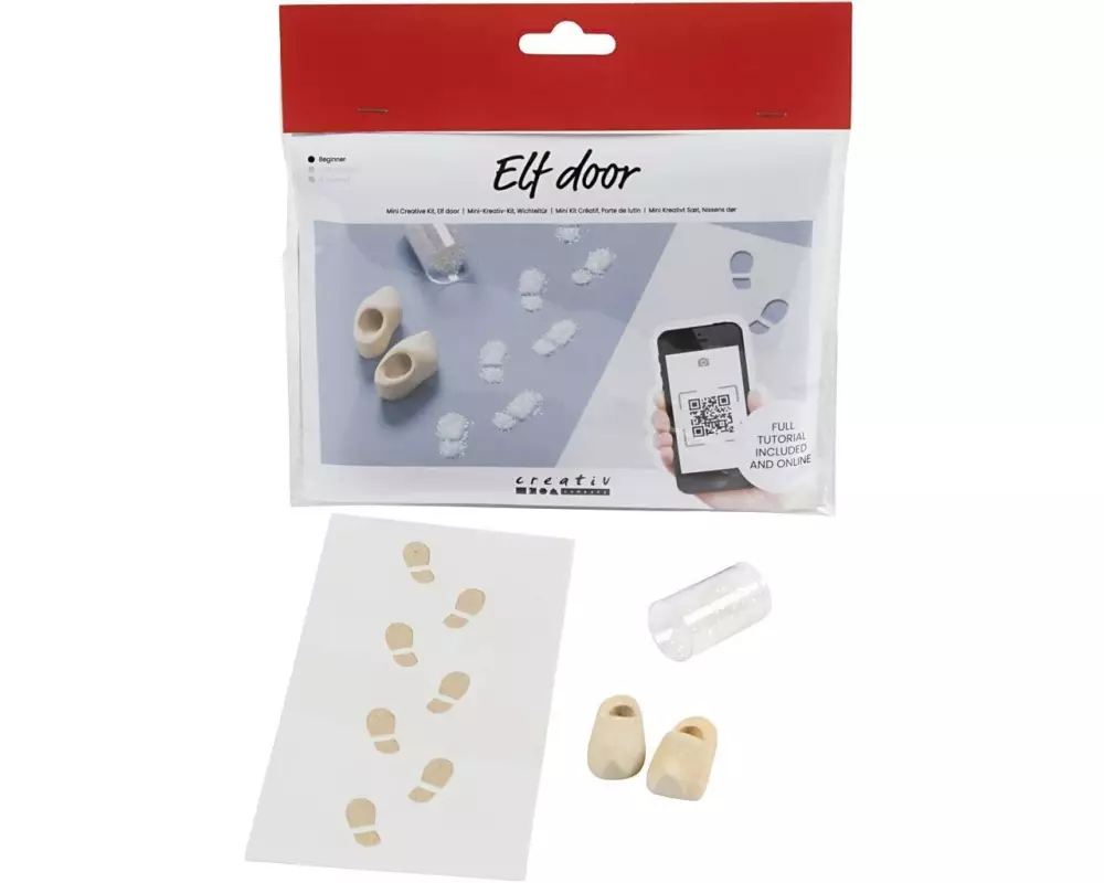 Creativ Company Mini-Utensilien Wichteltür Szene Schuhe mit Spuren