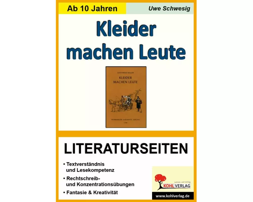 Kleider machen Leute - Literaturseiten