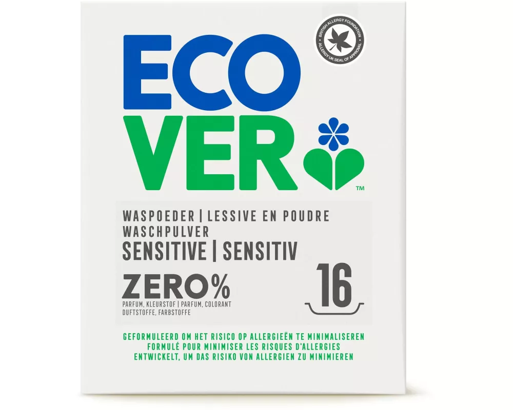 Ecover Zero Pulverwaschmittel Sensitive Universal 950 g
