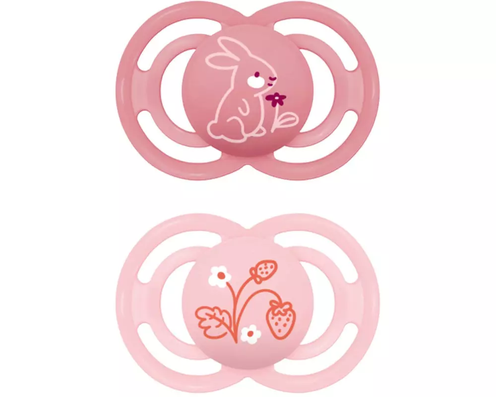 MAM Nuggi Perfect 2 Stk. Girl 16-36 Mt.