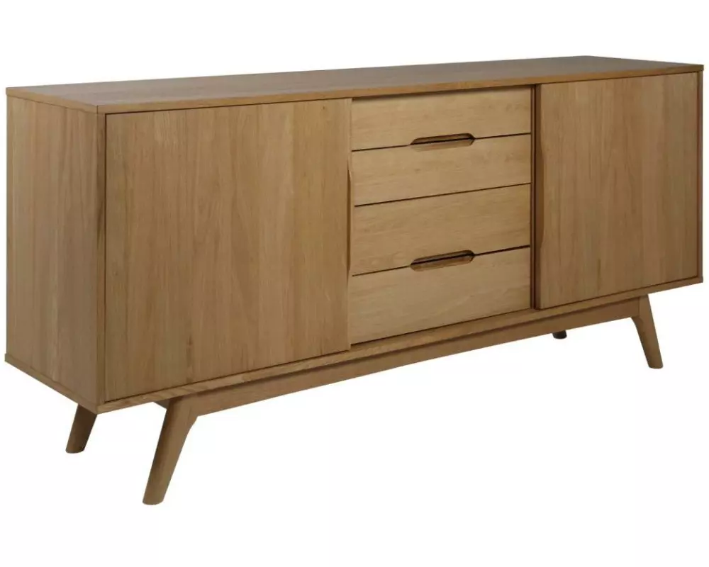 AC Design Sideboard Marte 180 x 84 cm, Dunkelbraun