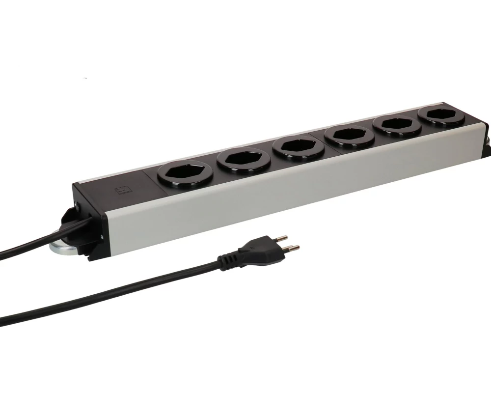 Max Hauri Steckdosenleiste Power Line 6x Typ 13 3.0m Magnet