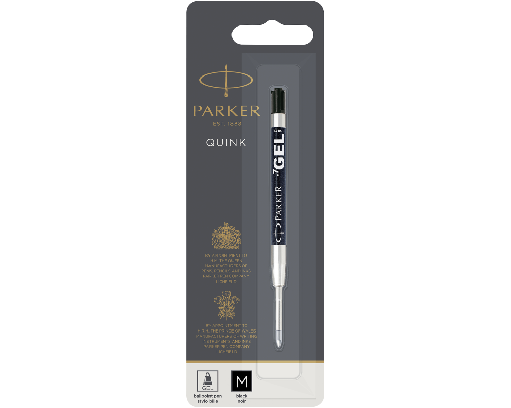 PARKER Gelmine Quink M 1950344 schwarz