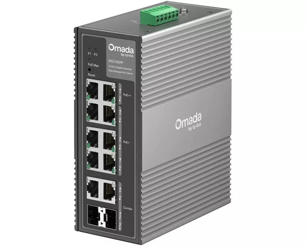 TP-Link PoE++ Switch Omada IES210GPP 10 Port