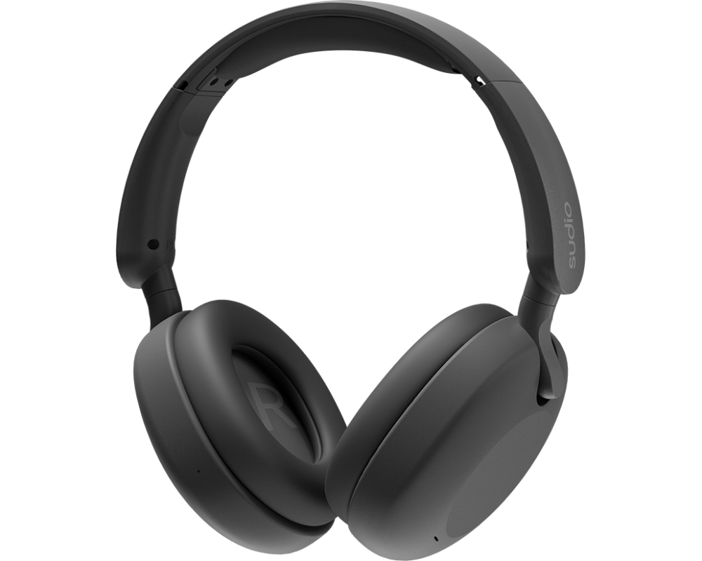 SUDIO Over-ear ANC Headphones K2BLK K2, Black, Wireless