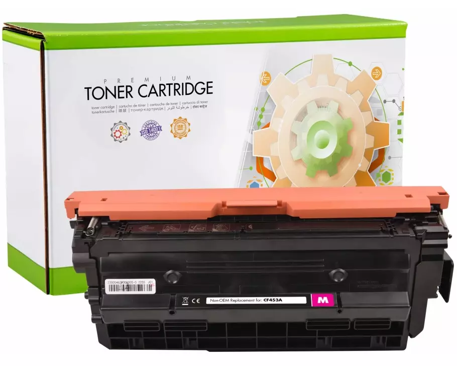 STATIC Toner cartridge compatible with HP CF453A magenta remanufactured 10.500 pages