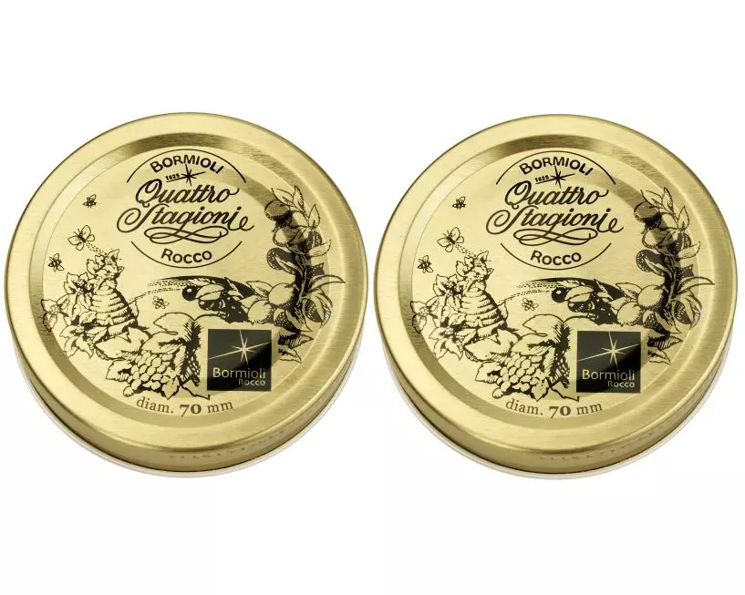 Bormioli Rocco Deckel für Einmachglas Quattro Stagioni 7 cm 2 Stück