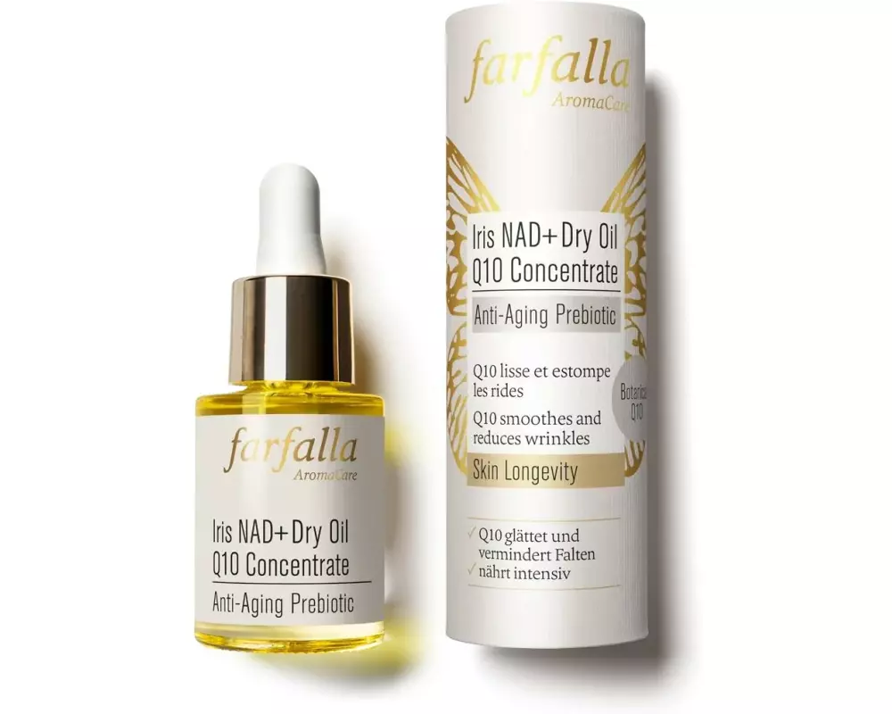 Farfalla Gesichtsserum IrisNAD+ DryOil Q10 Concentrate 15 ml