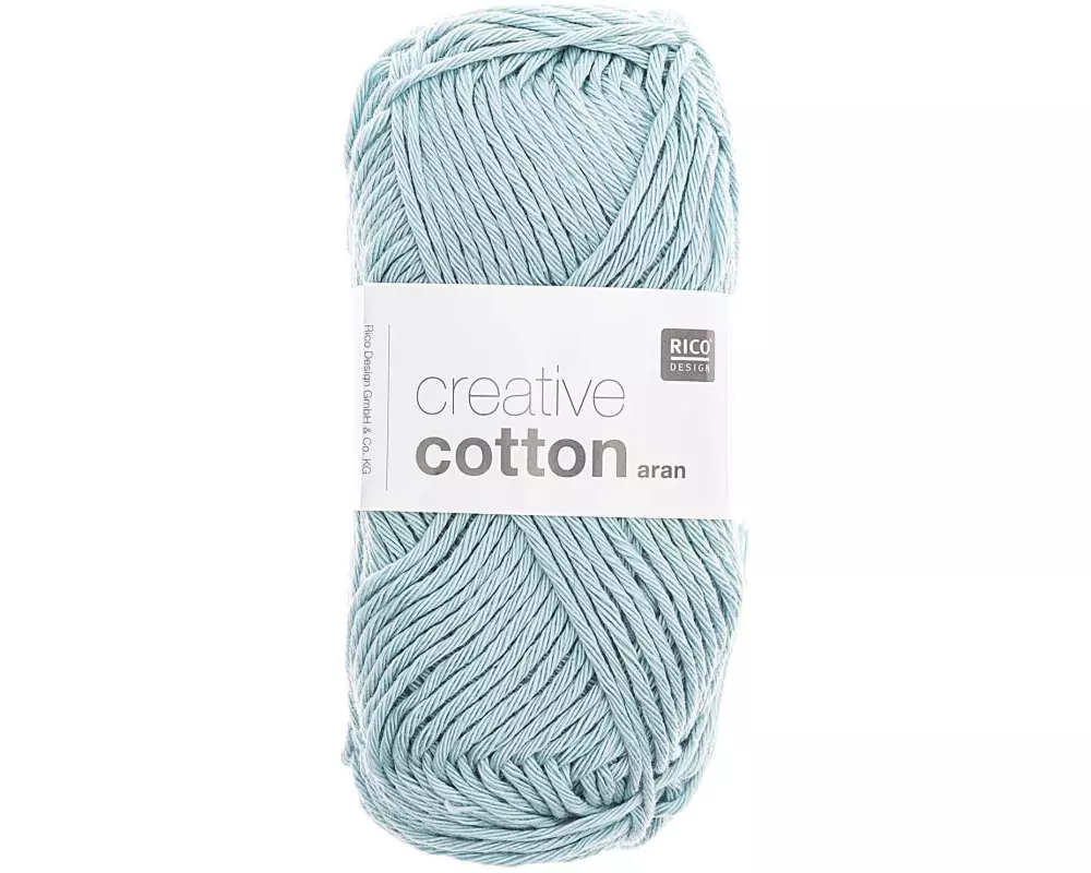 Rico Design Wolle Creative Cotton Aran 50 g Hellblau