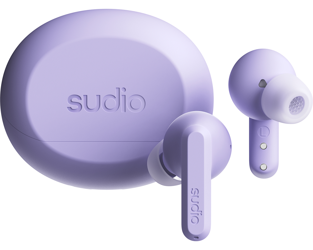 SUDIO Noise Cancelling Earbuds A3PROPUR A3 Pro, Purple, Wireless