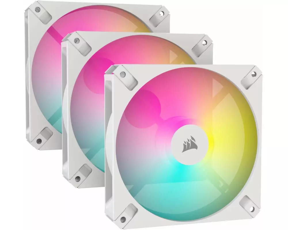 Corsair PC-Lüfter iCUE AR120 RGB Weiss 3er Set