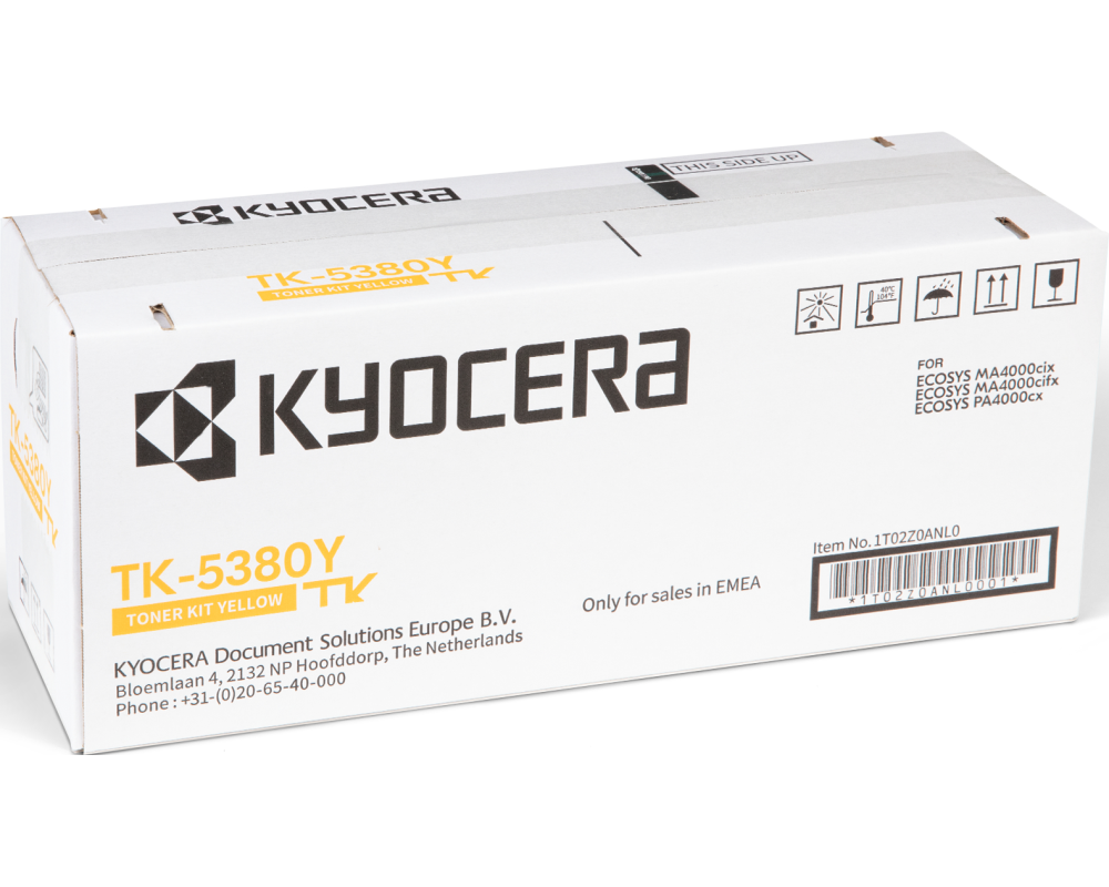 KYOCERA Toner-Modul yellow TK-5380Y Ecosys PA4000cx 10'000 Seiten