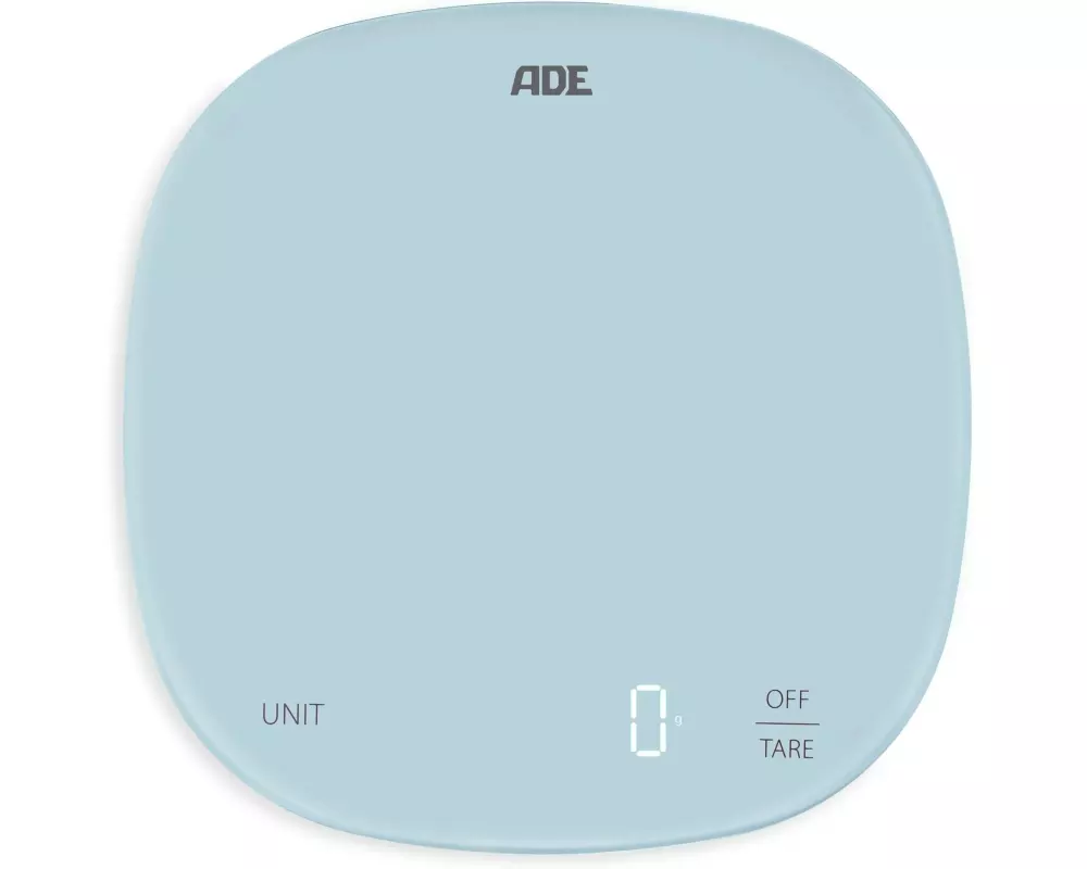 ADE Küchenwaage Kyra 18 x 18 cm Hellblau