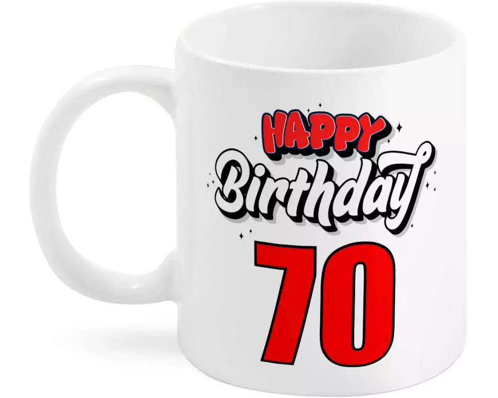 Trendcompany Tasse 70. Geburtstag