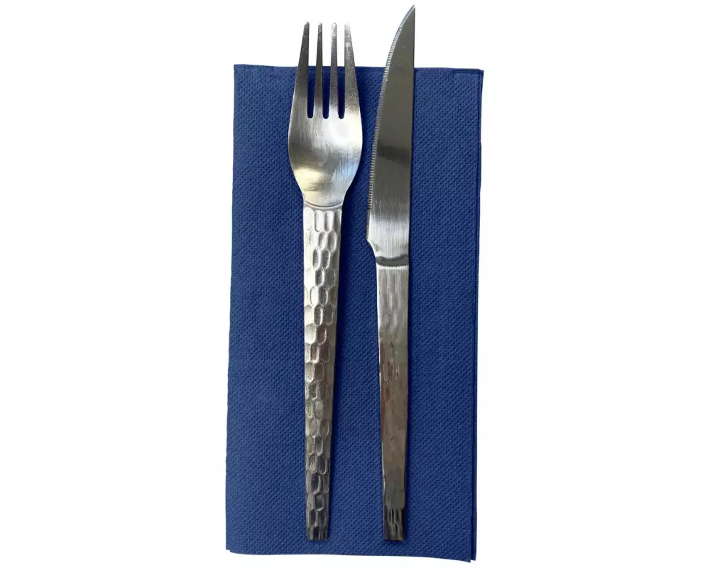 PRO nappe Papierservietten 2-lagig, 38 x 38 cm, 40 Stück, Marineblau