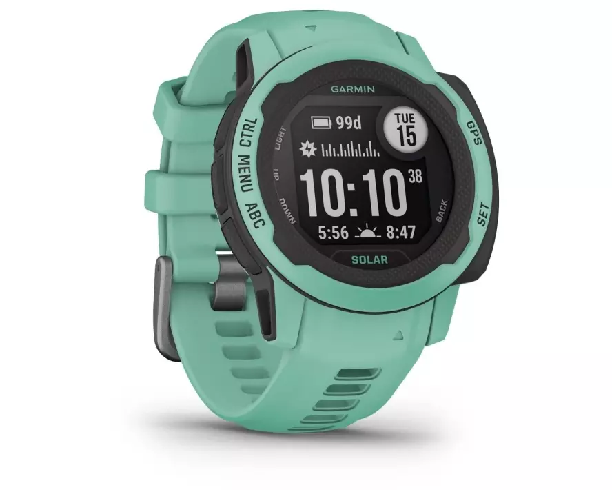 GARMIN Sportuhr Instinct 2S Solar, Mint/Schwarz