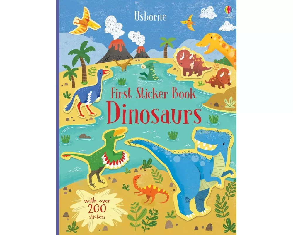 First Sticker Book Dinosaurs