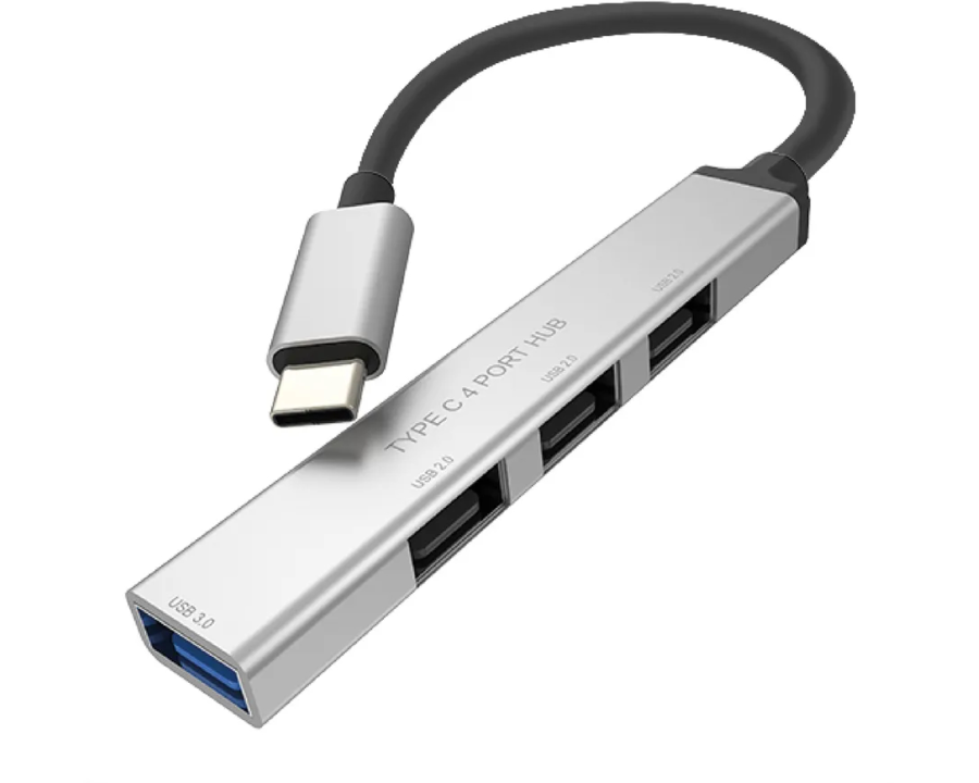 ROLINE USB-C 3.2 Gen1 Hub, 4fach 14.02.5053 1x USB 3.0, 3x USB 2.0