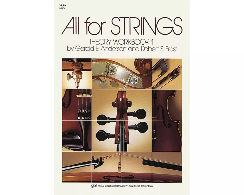 All for Strings Theory Workbook 1 Violin