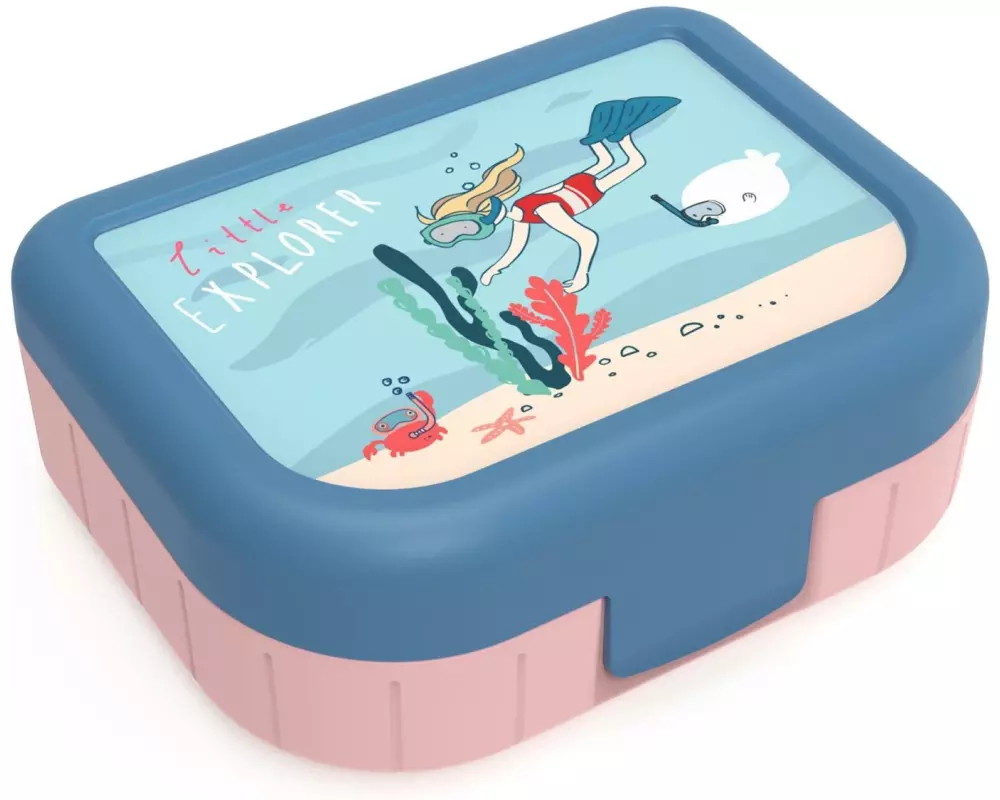 Rotho Lunchbox Memory Kids Explorer Blau
