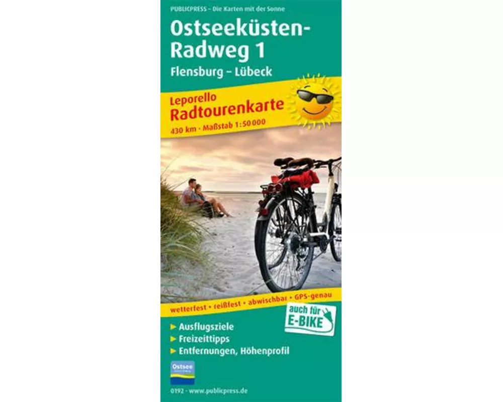 Ostseeküsten-Radweg 1, Flensburg-Lübeck
